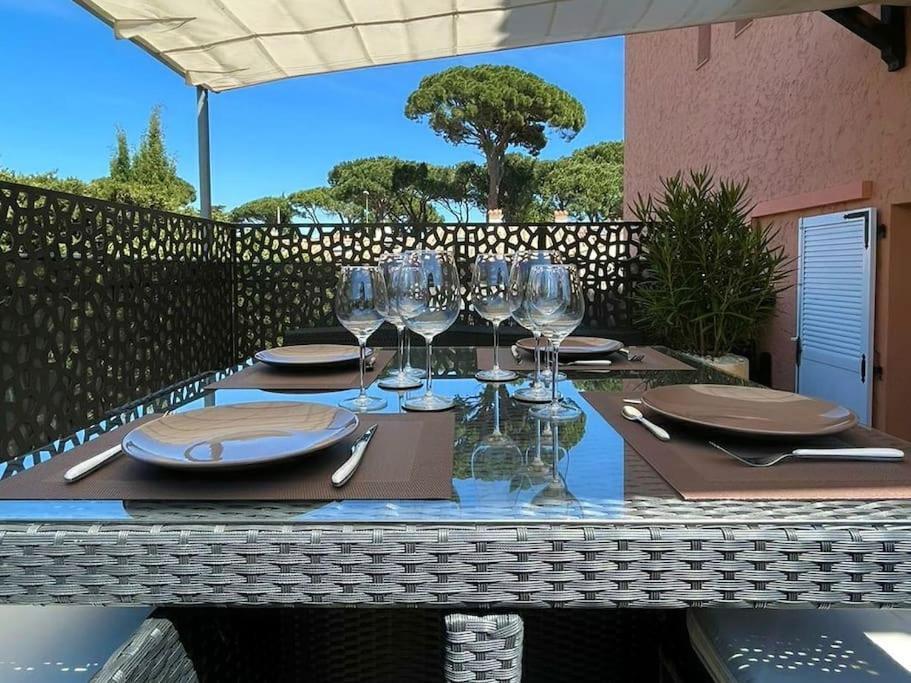 Studio Climatise, Terrasse, Parking Prive, 50M De La Plage Σαιν-Τροπέ Εξωτερικό φωτογραφία